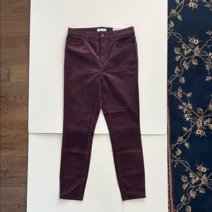 LOFT Brown Corduroy Pants